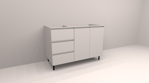 Imagen 1 de 4 de Mueble Bajo Mesada 120