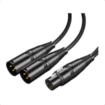 Comprar Cable Audio En Y Divisor Xlr Hembra A 2 X Xlr Macho 1 Metro