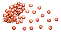 Comprar Tachas Termoadhesivas Redondas Con Corazon 8mm X 50 Unidades