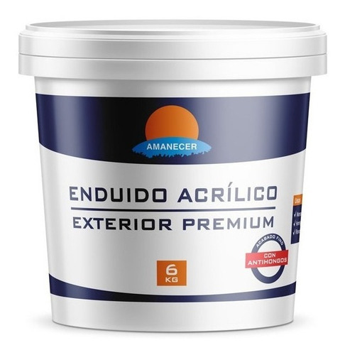 Enduído Acrílico Exterior Premium 6 Kg  | Amanecer