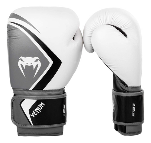 Guantes De Boxeo Venum 10 Oz Blanco/gris/negro