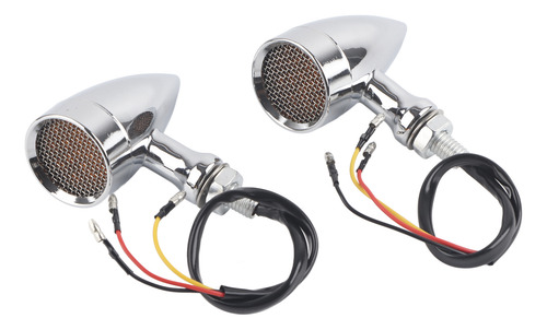 Señal De Giro Para Motocicleta, 2 Unidades, Led, 12 V, 10 Mm