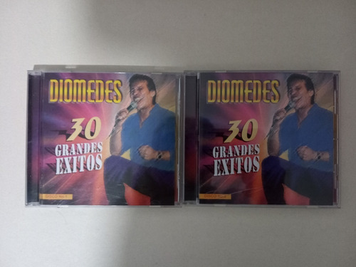 Cd  30 Grandes Exitos  Diomedes Diaz Vol 1 Y 2 Precio C / U