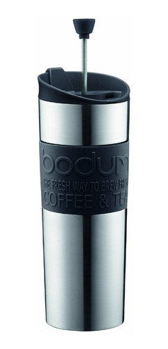 Bodum Prensa De Viaje De Acero Inoxidable Para Café Y Té, 15