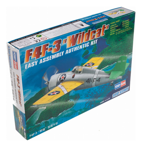 Hobby Boss F4f-3 Wildcat Kit Construccion Modelo Avion
