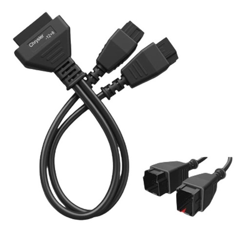 Adaptador Obd2 12 + 8 Pines (fiat, Chrysler, Dodge)