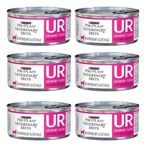 6 Latas Pro Plan Ur Para Gato | Problemas Urinarios