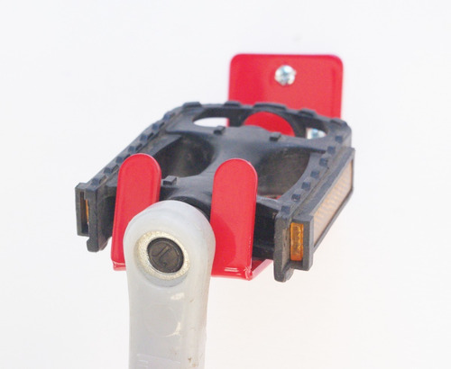 Imagen 5 de 9 de Soporte Bicicleta Pared Gancho Pedal + Soporte Ruedas Nayres