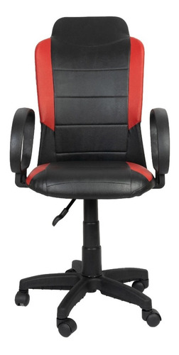 Cadeira Gamer Barata Escritorio Home Office Popmov Attack Cor Vermelho