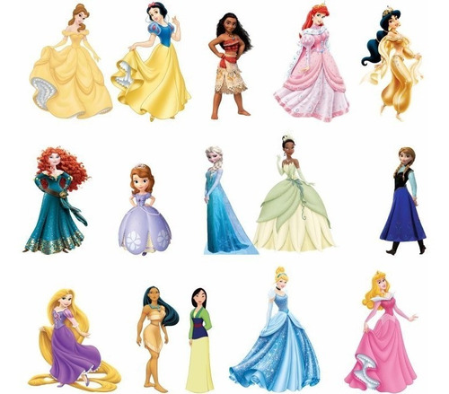 Adesivos Decorativos Princesas Disney - Adesivos De Parede