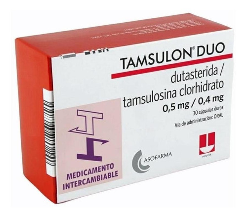 Tamsulon Duo 30 Cápsulas | Tamsulosina/dutasteride