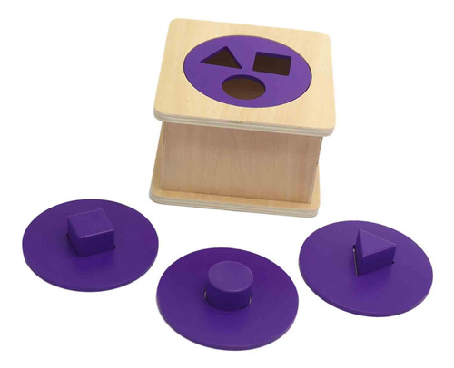 Juego De Rompecabezas De Madera Montessori Con Forma De