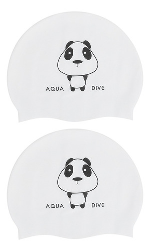 Gorro Natación 2 Piezas Para Niños Patrón Panda Adulto