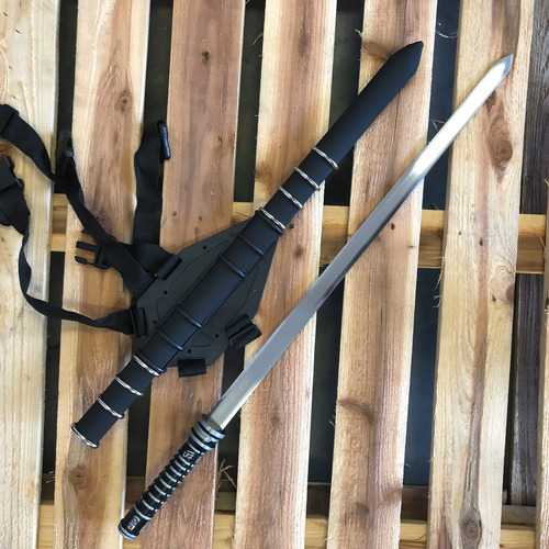 Espada De Blade Con Funda Arnes De Acero Katana Daga Fs13