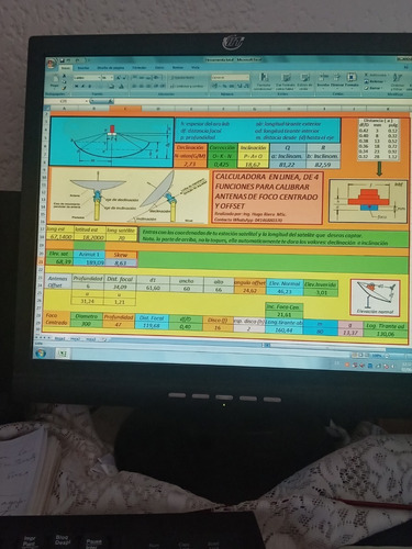 Hojas De Calculo En Excel Para Orientar Antenas Parabolicas