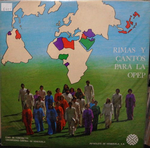 Rimas Y Cantos Para La Opep - Album De 2 Lps - 6$