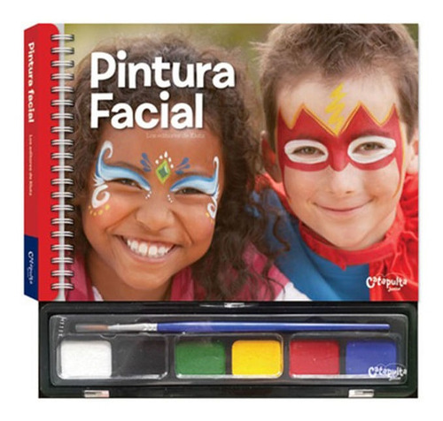 Libro Pintura Facial Manual, Accesorios Y Pinturas Incluidas