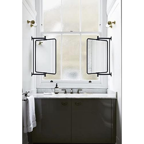Espejo De Tocador De Baño Pivot-n-view Rectangular Red...