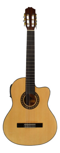 La Sevillana Ns33ceq Guitarra Electroacústica Caja Clásica