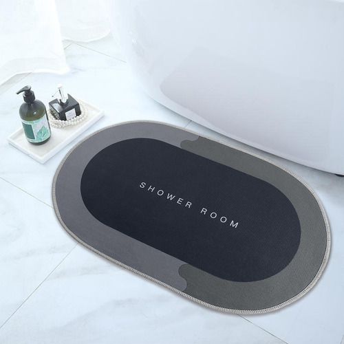 Alfombra De Baño F Superabsorbente Con Respaldo Seco, Antide