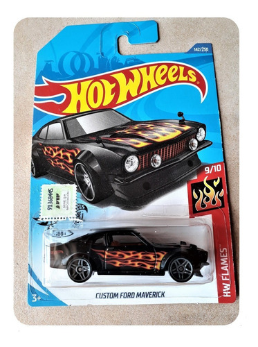 Hot Wheels Custom Ford Maverick Hw Flames #142/250 9/10 2018