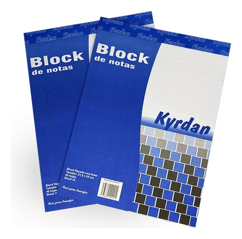 Block De Notas Kyrdan 40 Hojas