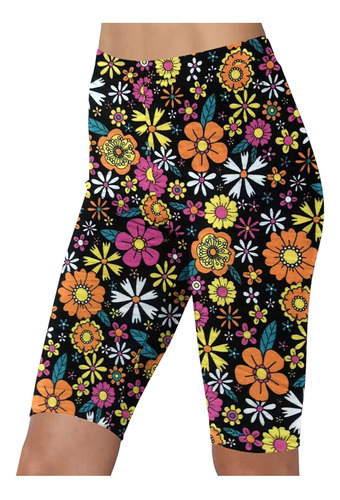 Pantalon Corto Yoga Para Mujer Verano Suave Liso Elastico