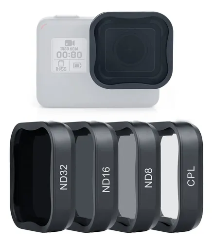 Kit De Filtro De Lente Soonsun Para Gopro Hero 5 6 7 Black