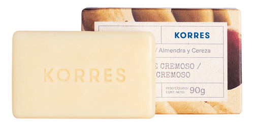 Korres Cereja & Amêndoa Cremoso - Sabonete Em Barra 90g