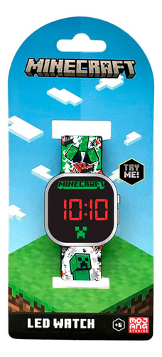 Reloj Led  Minecraft 