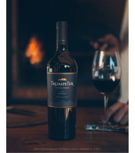 Imagen 2 de 10 de Vino Trumpeter Malbec 750ml. - Envíos - Microcentro