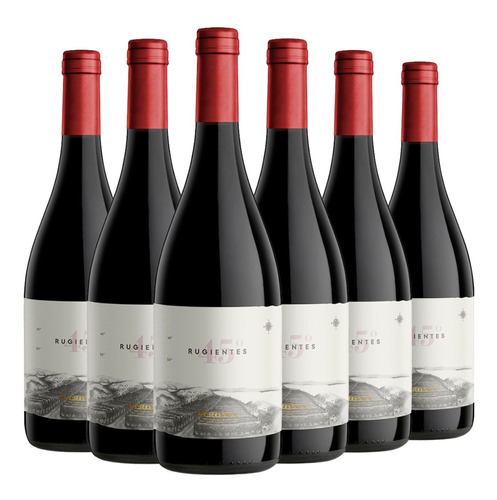 Vino 45 Rugientes Pinot Noir Organico Caja X 6 X 750ml --