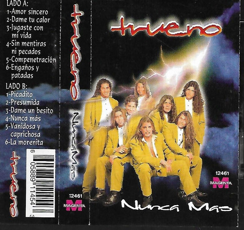 Trueno Album Nunca Mas Sello Magenta Cassette Nuevo