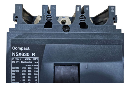 Disjuntor Nsx630r Mic 1.3m 3p 500a C63r31m500 - Schneider