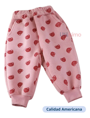 Pantalón Estampado Polar Termico Niño / Niña Jump Kids