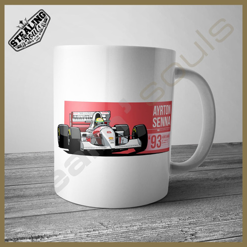 Taza Fierrera - Formula 1 #899 | Ayrton Senna - F1