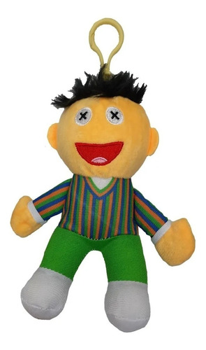 Bert Plaza Sésamo Peluche Llavero Clip Colgar Collectoys