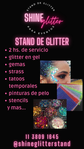 Stand De Glitter Para Eventos