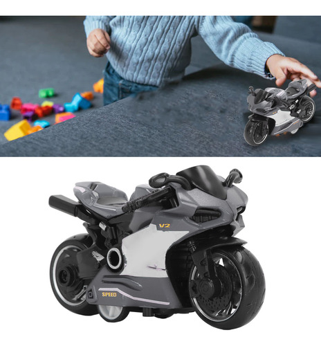 Aleación De Simulación Innovadora Para Motocicletas Toy Pull