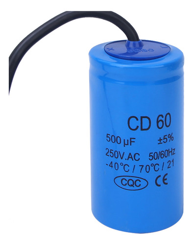 Condensador Start Cd60 250vac 500uf -40°c 70°c 21 Explosión