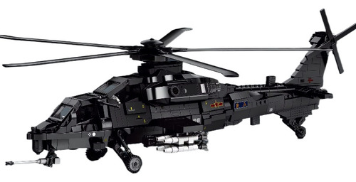 Serie Militar De Bloques De Construcción De Helicópteros Arm