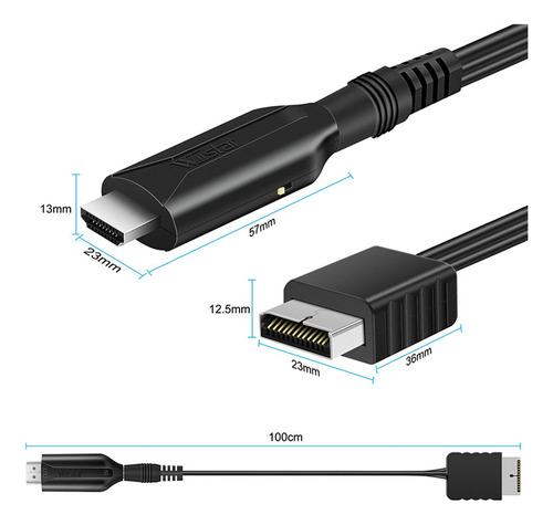 Wiistar Para Ps1 Ps2 A Consola De Juegos Compatible Con Hdmi