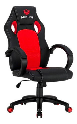 Silla Escritorio Gamer Meetion Chr05 Negro/rojo Reclinable 