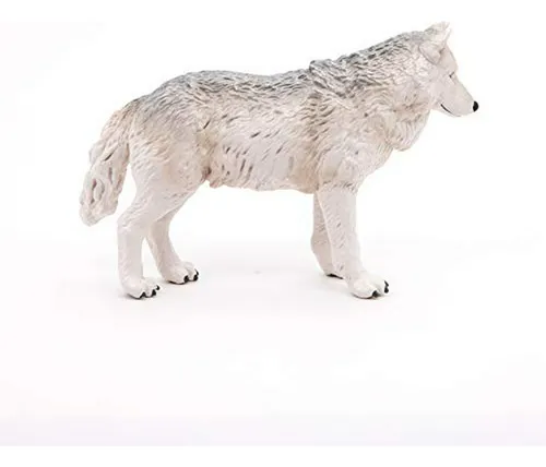 Figura Coleccionable: Lobo Polar Papo.
