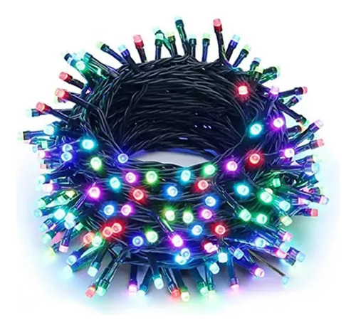 Luz Arbol Luces Color 100 Led Cosas Decoracion Navidad Arroz