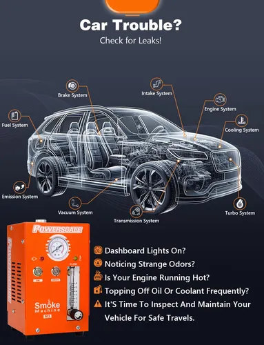 Powerscale Maquina De Humo Automotriz M3 Bomba De Aire Incor