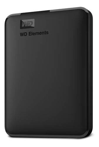 Imagen 3 de 6 de Disco duro externo Western Digital WD Elements Portable WDBUZG0010BBK 1TB negro