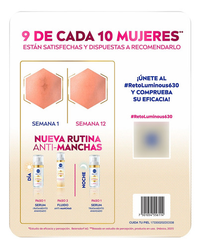 Nivea Rutina Anti-manchas Rutina Facial Completa Luminous 63
