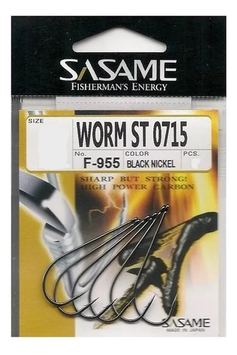 Anzuelos Sasame Worm St 0715 N°2/0 Pejerrey Variada