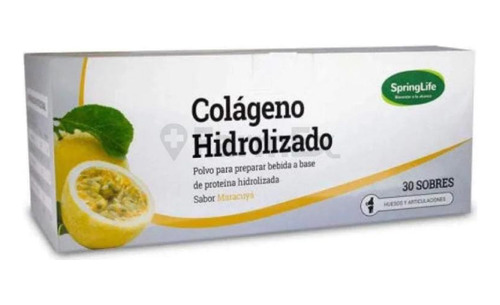 Colageno Hidrolizado Springlife Sabor Maracuya 30 Sobres